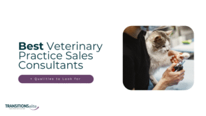 Blog cover for top-rated veterinary practice sales consultants you can trust.