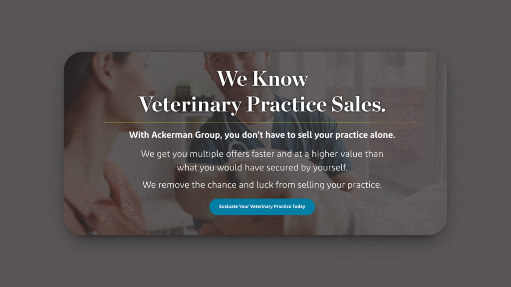 Screenshot of Ackerman Group’s homepage.
