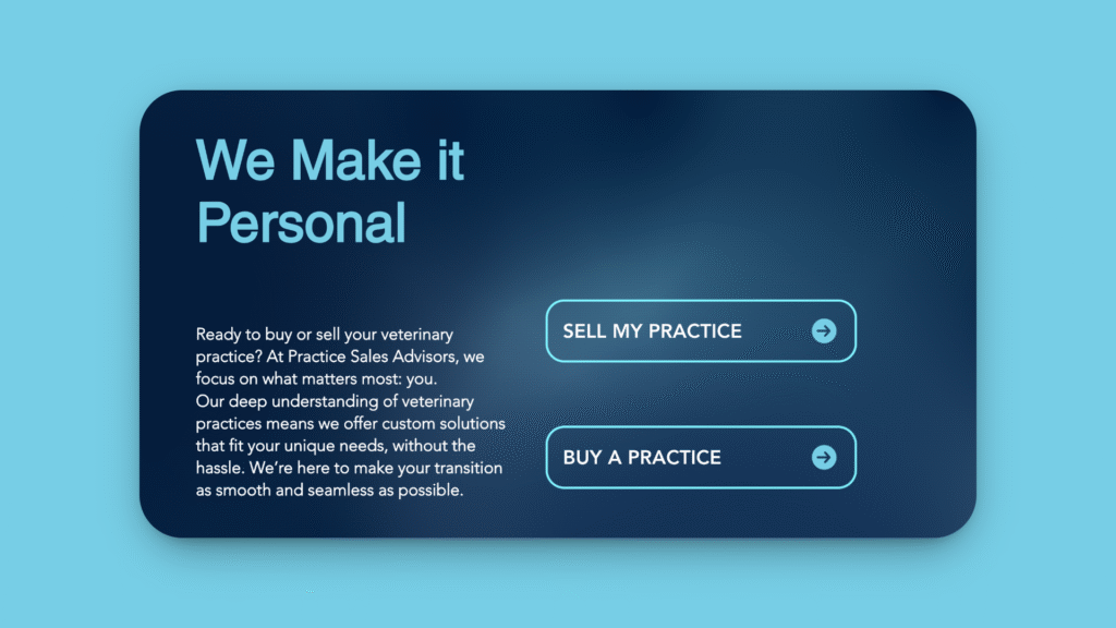 Screenshot of Practice Sales Advisors (PSA)’s homepage.