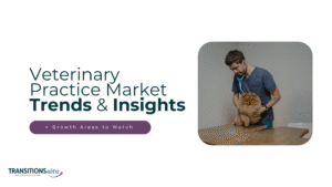 Blog cover for veterinary practice market trends and key industry growth insights.