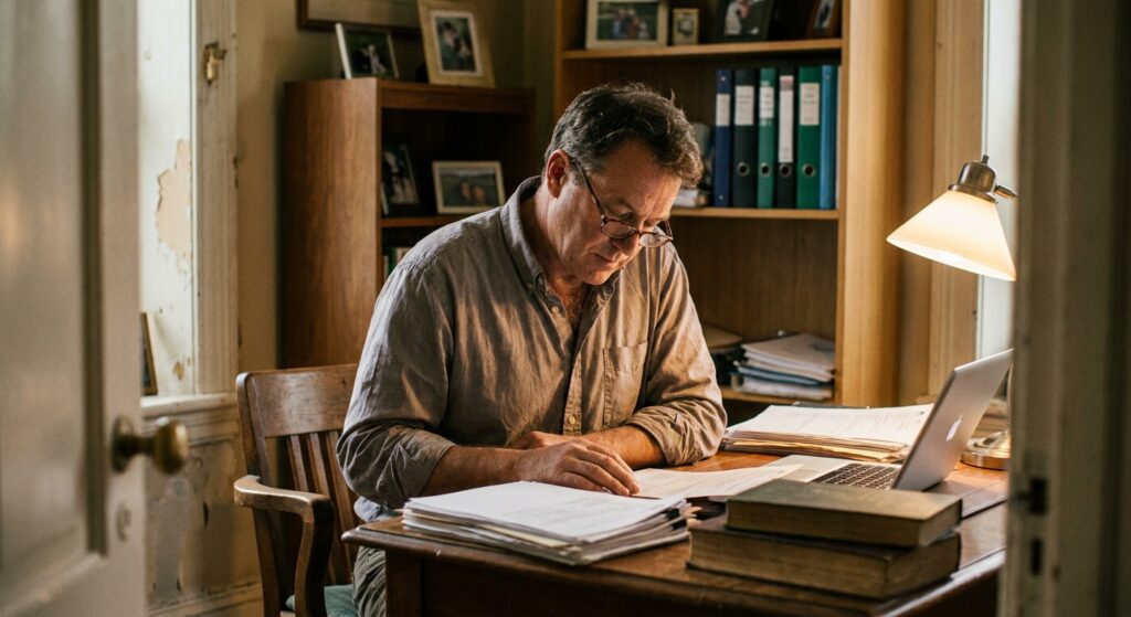 Veterinarian reviewing an acquisition offer for their practice