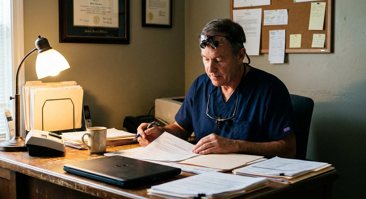 Sell My Dental Practice: A 2026 Owner's Decision Guide - dental practice office scene