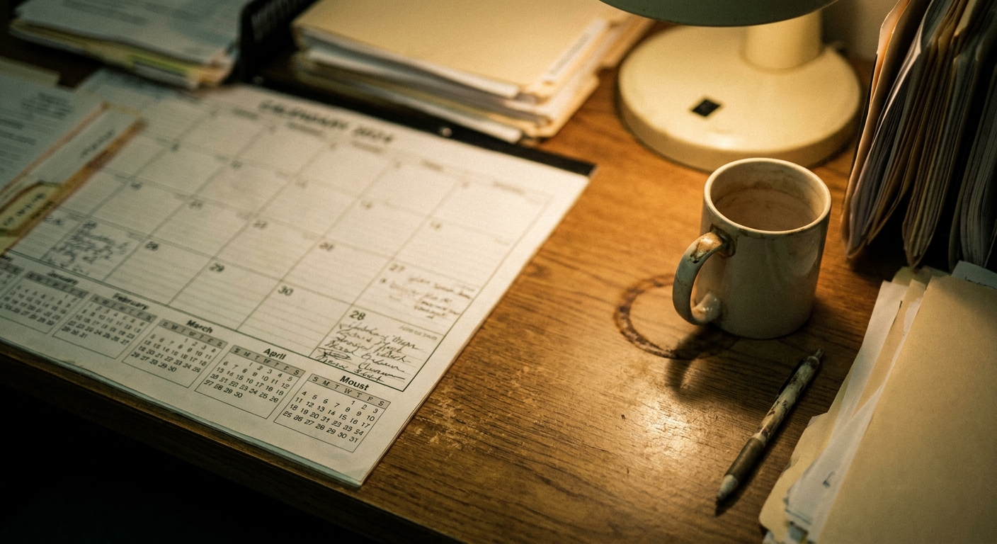 Dental practice financial records on a desk
