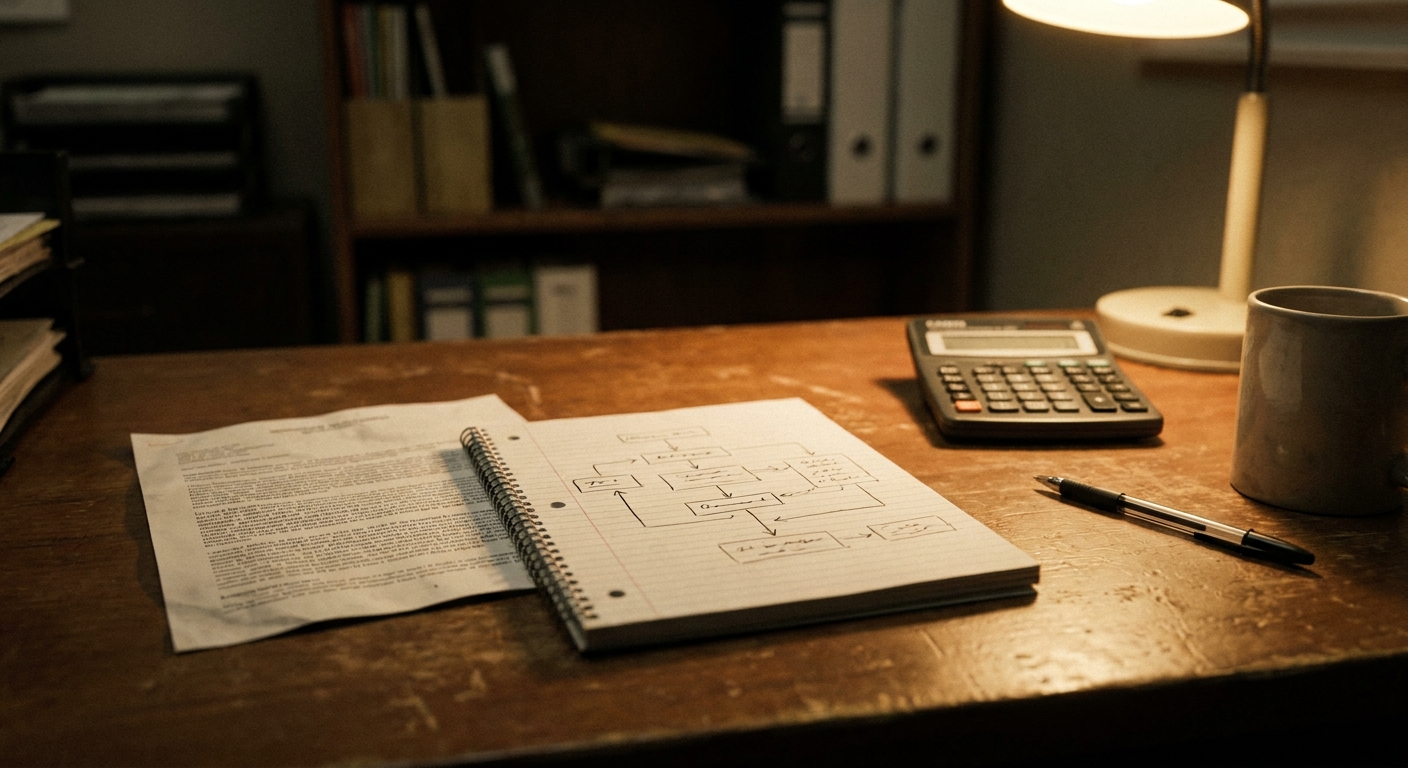 Dental practice financial records on a desk