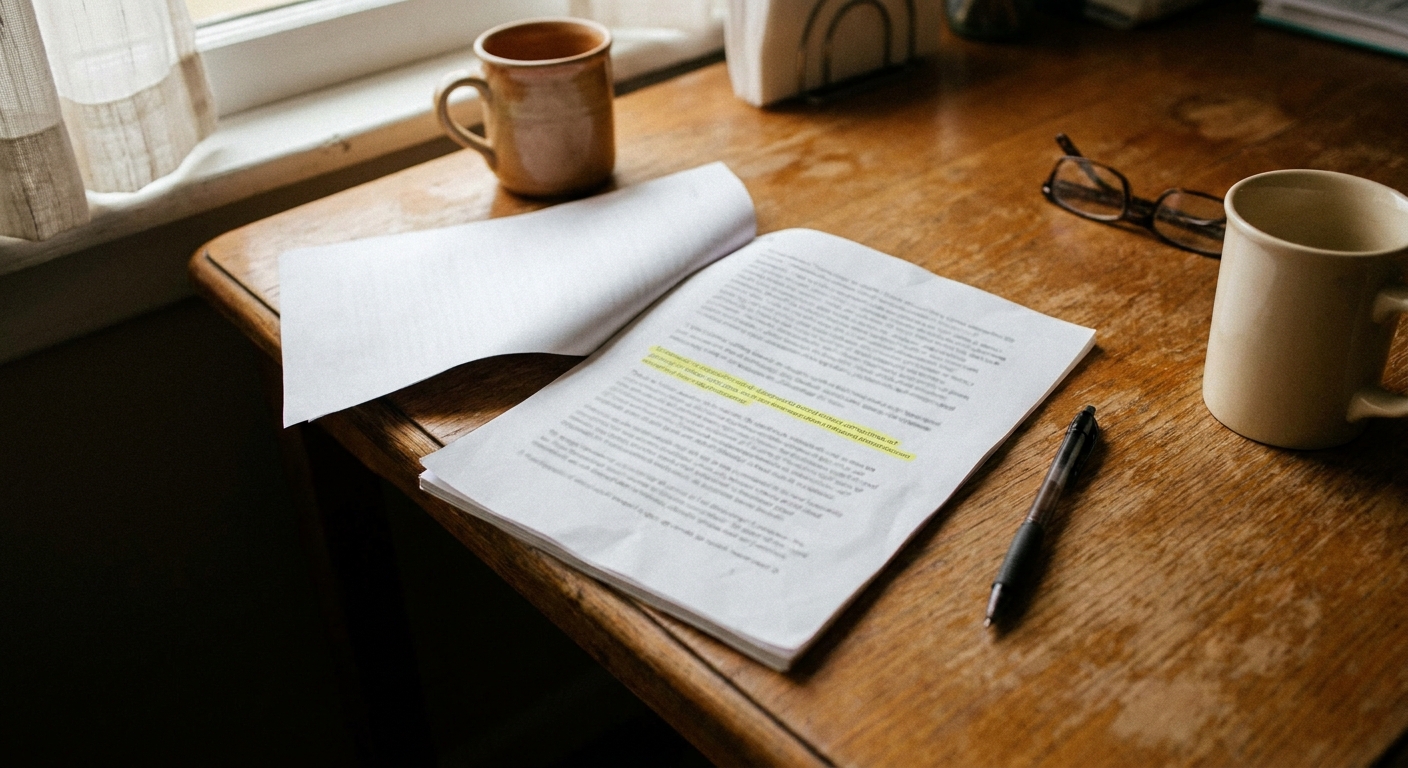 Dental practice financial records on a desk