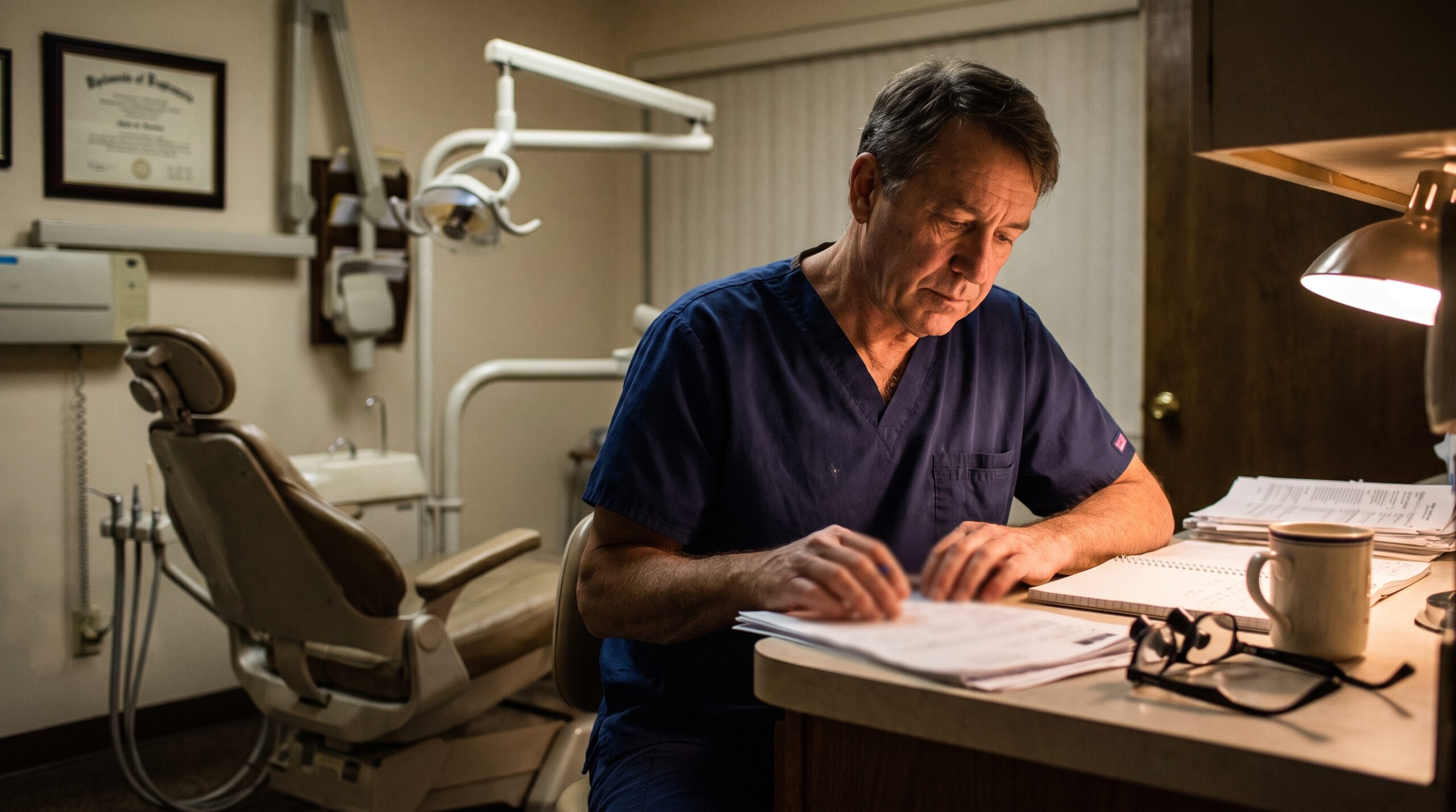 Burned Out and Thinking About Selling Your Dental Practice - dental practice office scene