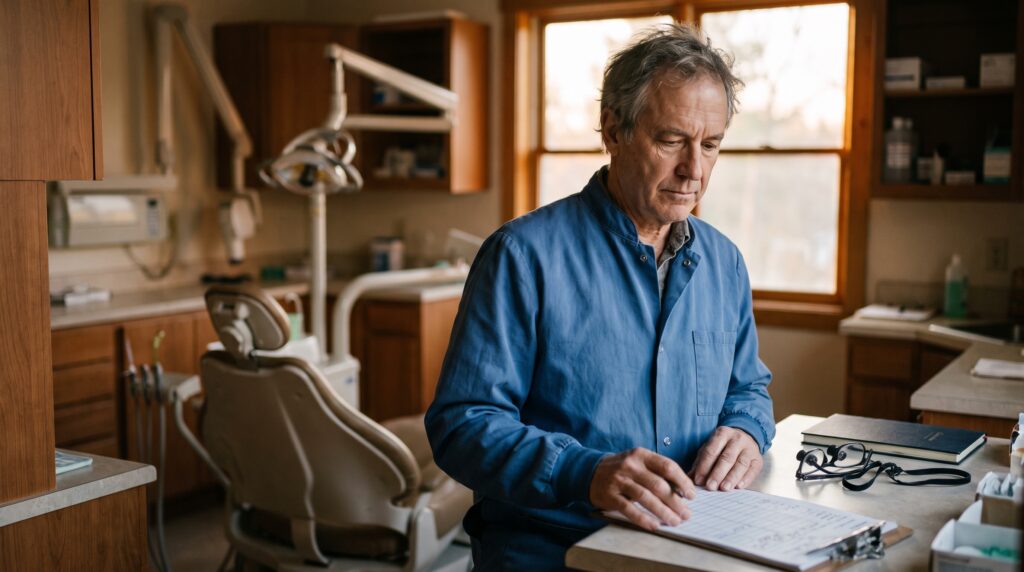 Ready to Retire but No One to Take Over Your Dental Practice - dental practice office scene