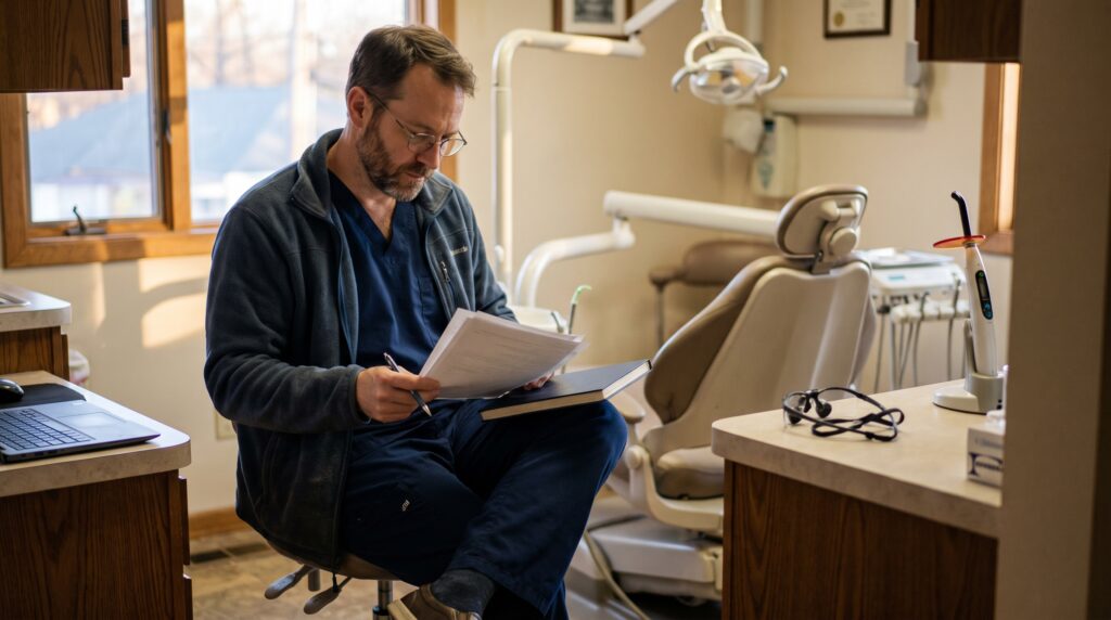 MB2 Dental and Your Practice: What Owners Should Know in 2026 - dental practice office scene