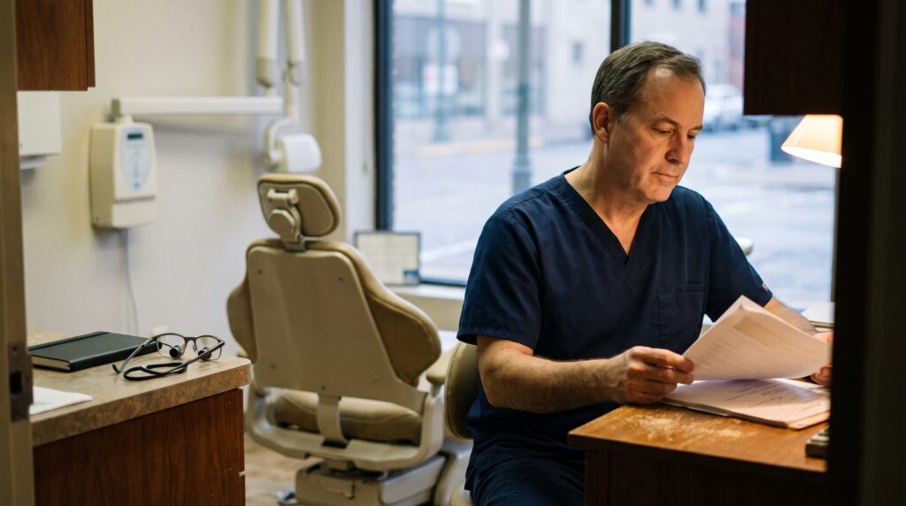 Dental365 and Your Practice: What Owners Should Know in 2026 - dental practice office scene