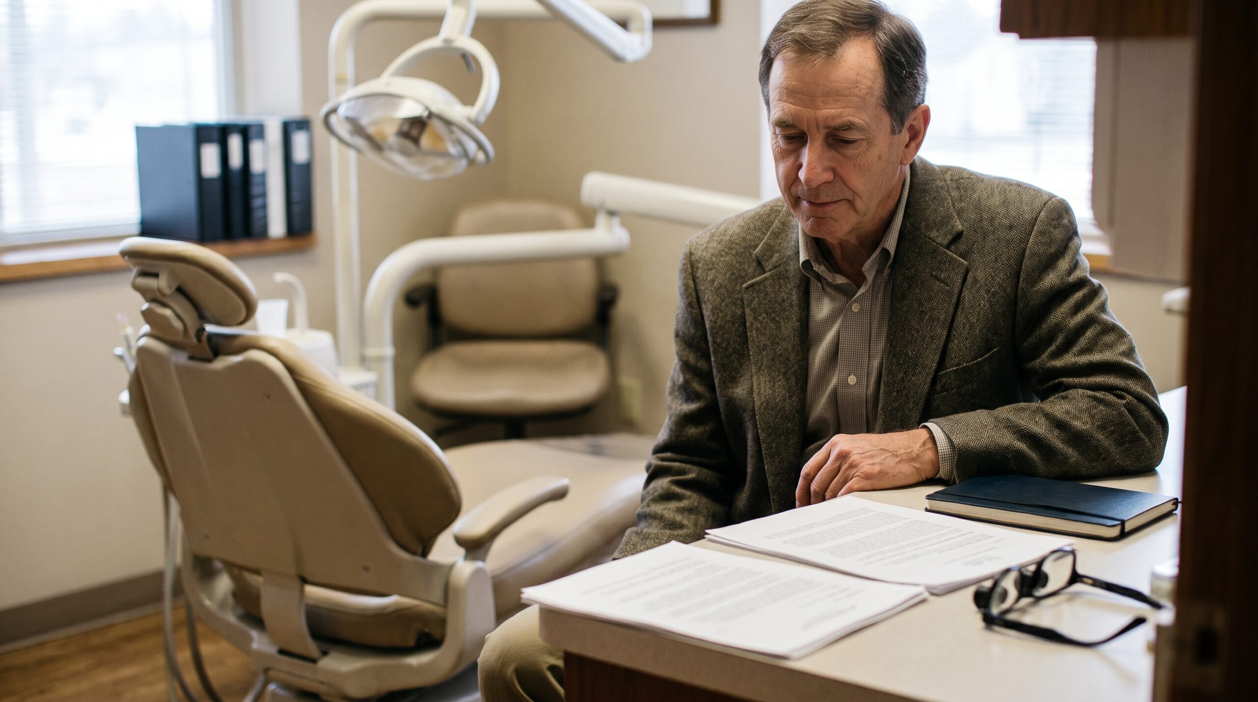 Asset Sale vs Stock Sale for a Dental Practice: What It Changes for You in 2026 - dental practice office scene