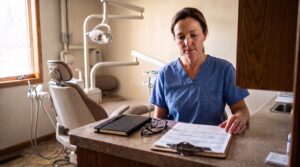 Why You Can't Hire a Dental Hygienist (and What Actually Works) - dental practice office scene
