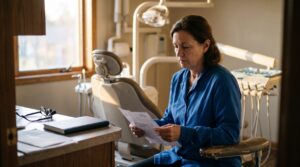 How to Keep Your Associate Dentist From Leaving - dental practice office scene