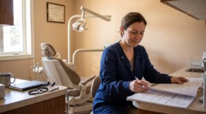 California's DSO Crackdown: What SB 351 and the Aspen Settlement Mean for Sellers in 2026 - dental practice office scene