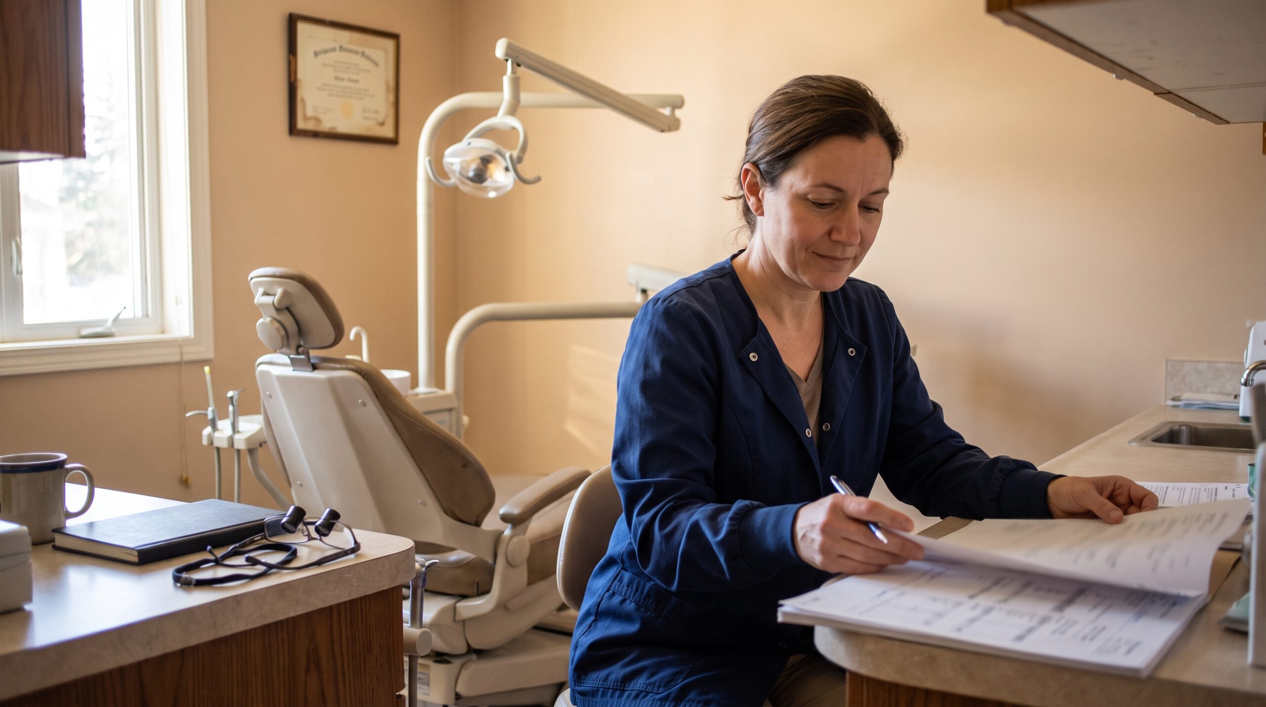 California's DSO Crackdown: What SB 351 and the Aspen Settlement Mean for Sellers in 2026 - dental practice office scene