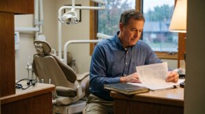 Capital Gains Tax When You Sell Your Dental Practice: What You Actually Keep in 2026 - dental practice office scene