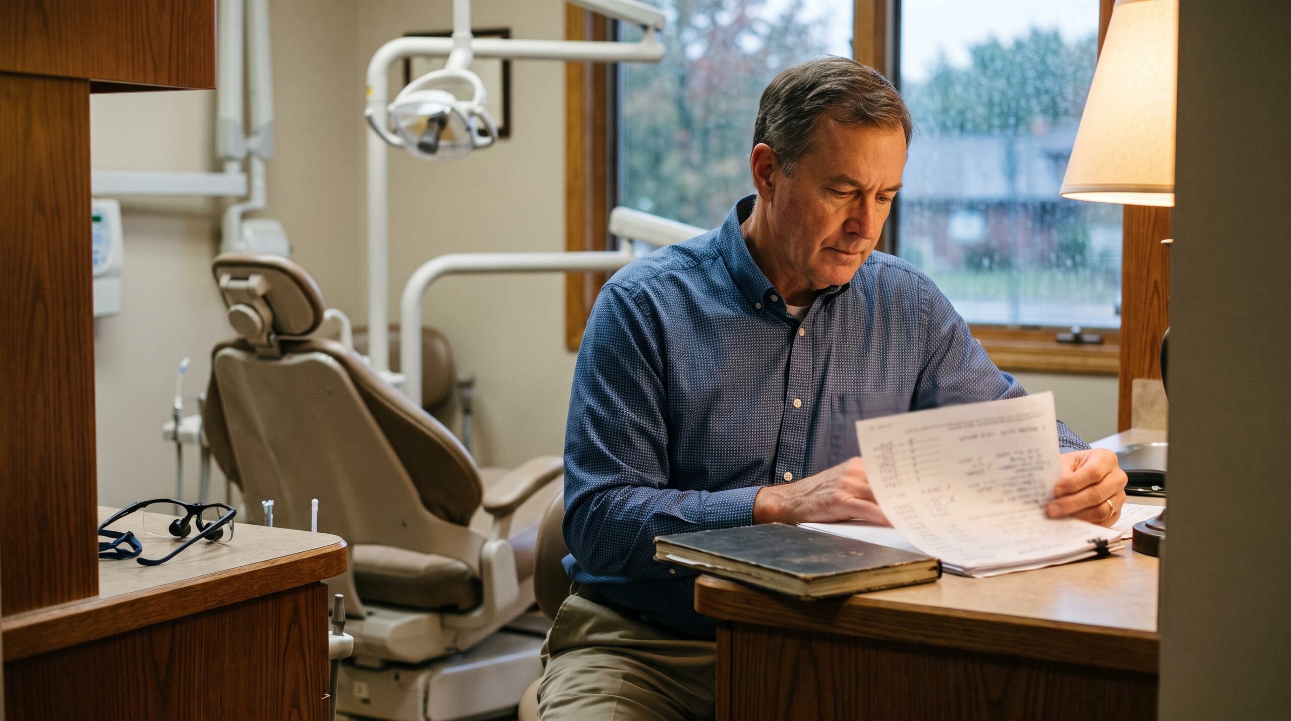Capital Gains Tax When You Sell Your Dental Practice: What You Actually Keep in 2026 - dental practice office scene